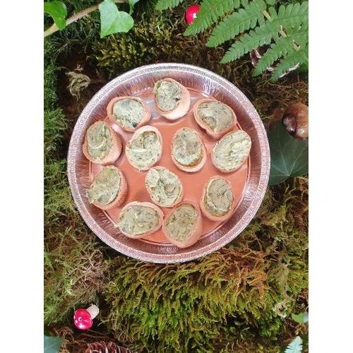 Escargots en croquille au beurre persill&eacute;