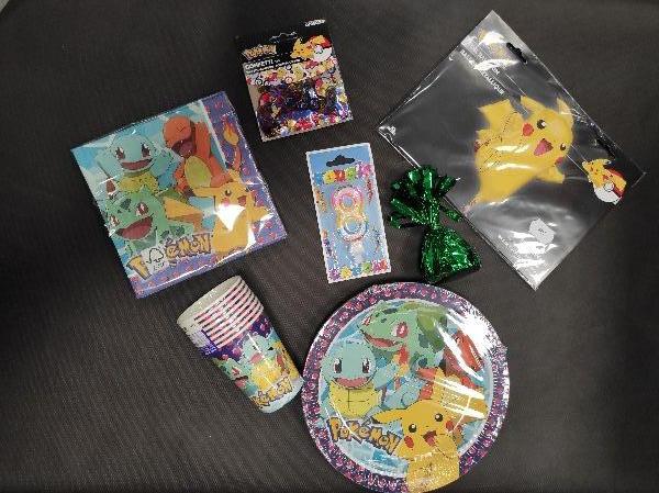 Article et décoration de fête Pokemon 8 Assiettes en papier Pokemon 23 cm