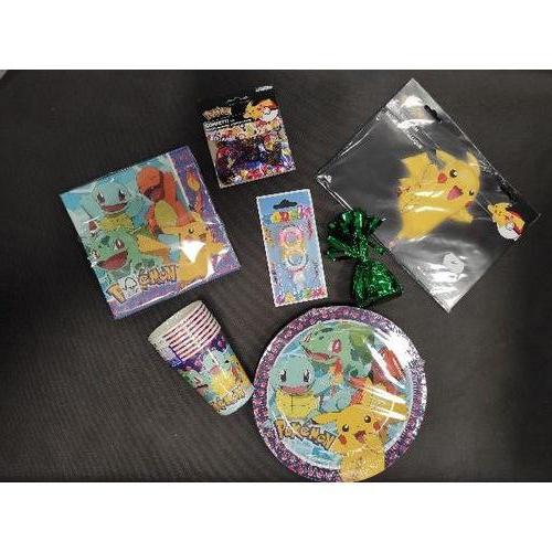 Kit anniversaire Pok&eacute;mon (ballon helium)