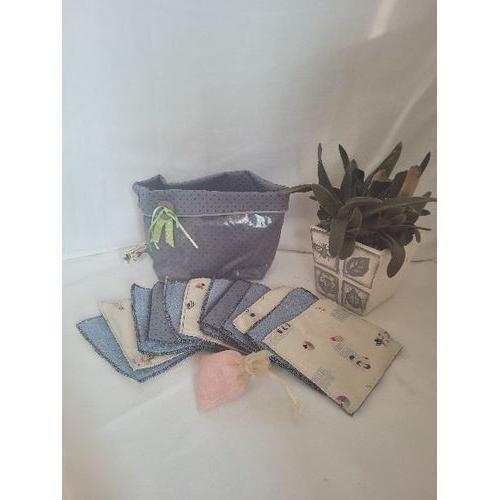 lingettes d&eacute;maquillantes r&eacute;utilisables