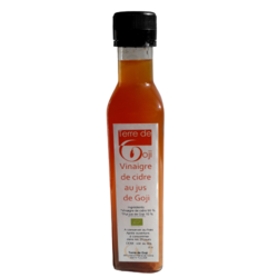 Vinaigre de cidre au jus de Goji bio