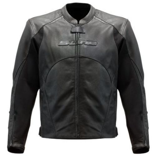S-Line - Blouson Cuir Racing Perforé BLACK SERIES Homme