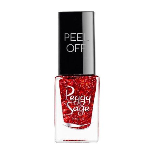 Vernis &agrave; ongles peel-off red glitter 5 ml
