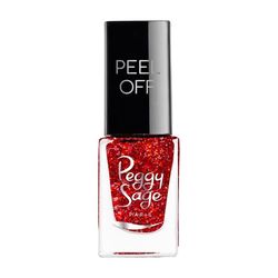 Vernis à ongles peel-off red glitter 5 ml