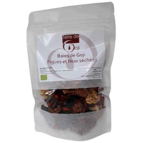 Baies de Goji, Figues et Noix s&eacute;ch&eacute;es bio