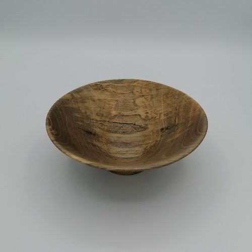 Coupe &agrave; fruits en bois - 16 cm