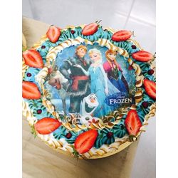 Gâteau Reine des neiges