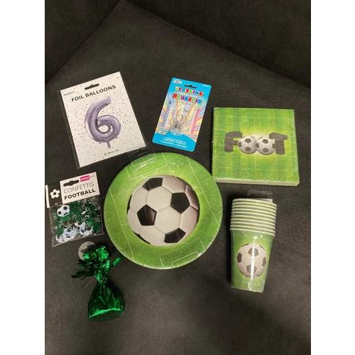 Kit anniversaire football (ballon helium)