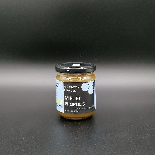 Pr&eacute;paration Miel et Propolis BIO - 250g