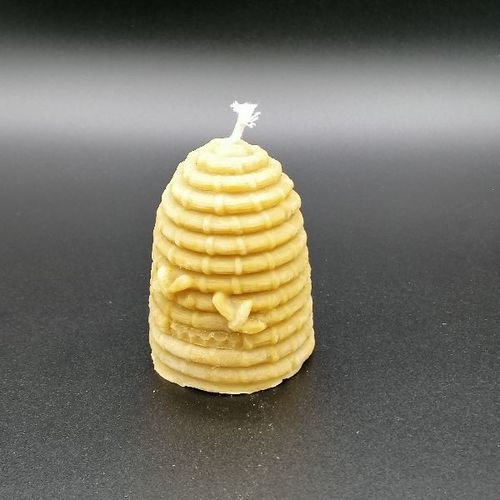 Bougie artisanale en Cire d'Abeille - Ruche