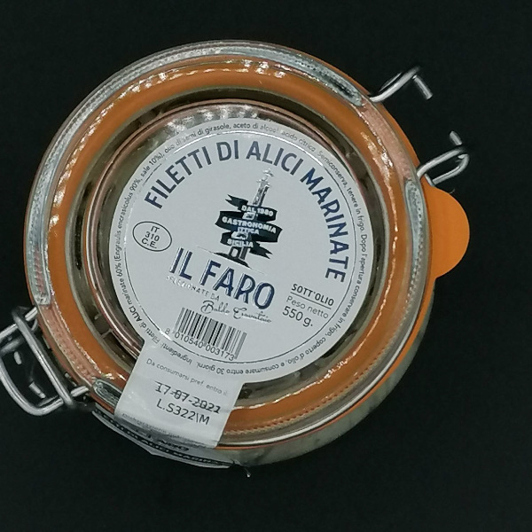 Filets d'anchois blancs marinés - IL FARO  - 550g - image 1