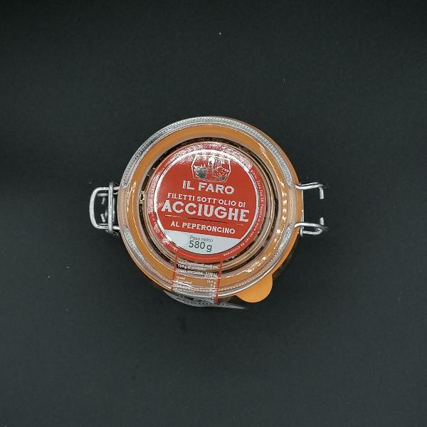 Filets d'anchois au piment - IL FARO  - 550g - image 1