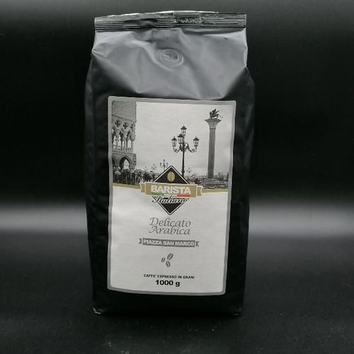 Caf&eacute; D&eacute;licato Arabica Piazza San Marco - BARISTA Italiano - 1kg