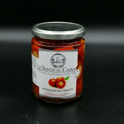 Poivrons farcis au thon et c&acirc;pres - La Bonta del Casale - 280g
