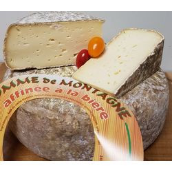 Tomme de montagne frottée à la bière