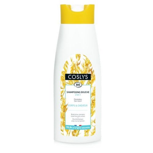 Shampoing-douche corps et cheveux céréales - Coslys - 750ml