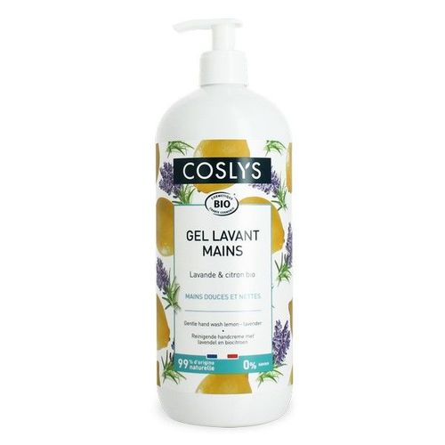 Gel lavant mains lavande-citron - Coslys - Bio - 1l