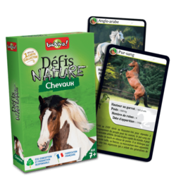 Jeu de cartes - Défis nature Chevaux - Bioviva