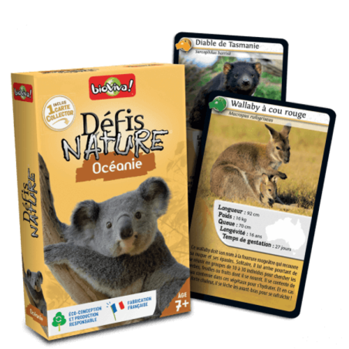 Jeu de cartes - D&eacute;fis nature - Oc&eacute;anie- Bioviva