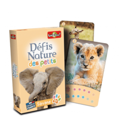Jeu de cartes - Défis nature des petits - Savane- Bioviva