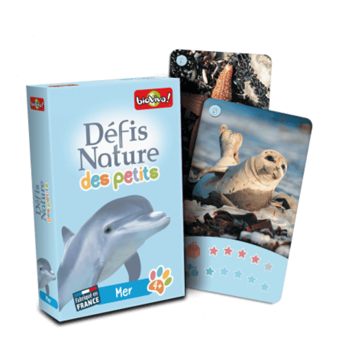 Jeu de cartes - D&eacute;fis nature des petits - Mer- Bioviva