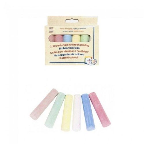 Grandes craies pour extérieur x6 - Toys pure
