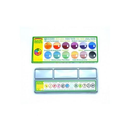 Bo&icirc;te petites aquarelles - 12 couleurs - Okonorm