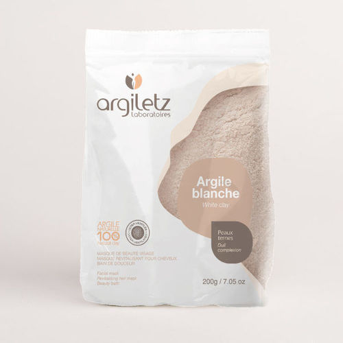 Argile Blanche Ultra ventilée - Argiletz - 200g