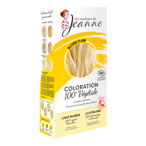 Coloration v&eacute;g&eacute;tal Blond clair - Les couleurs de Jeanne