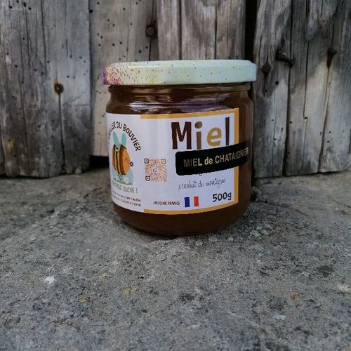 Miel de ch&acirc;taignier - 500g