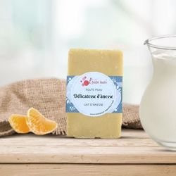 Savon à froid lait d'ânesse "Délicatesse d'Ânesse" - Louise Emoi - 100g