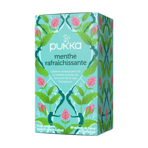 Infusion Menthe rafra&icirc;chissante Bio - Pukka