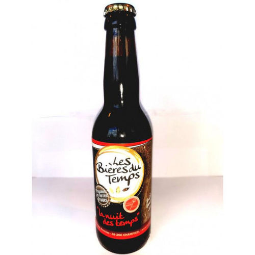 Bi&egrave;re brune BIO La Nuit des Temps - Les Bi&egrave;res du temps - 33cl