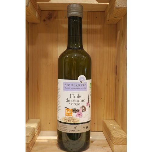 Bouteille huile de s&eacute;same vierge - 0.5 L