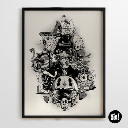 Tirage d'art - Affiche - Sérigraphie Capsule 21
