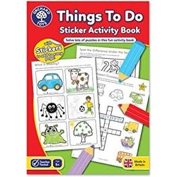 Things to do, stick activity book