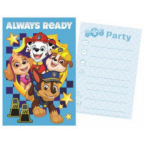 Carte de v�ux et Invitation de f&ecirc;te Pat'Patrouille Always Ready