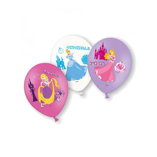 6 Ballons en latex Disney Princesses™ 28 cm