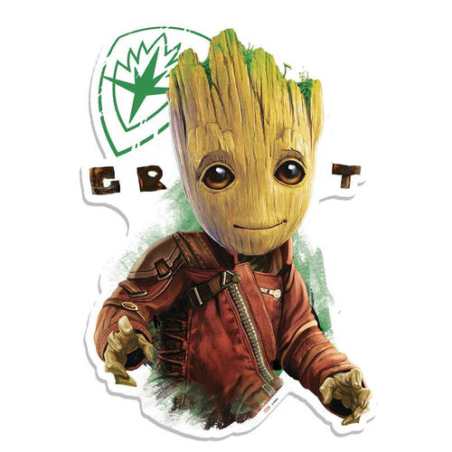 Blason mural en carton Marvel Gardiens de la Galaxie Groot 82 cm