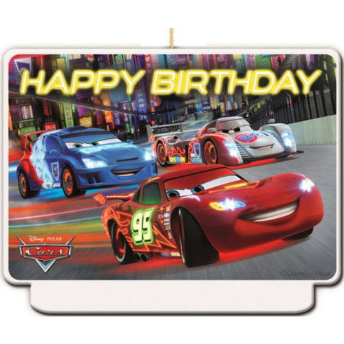 Bougies d'anniversaire Disney Cars