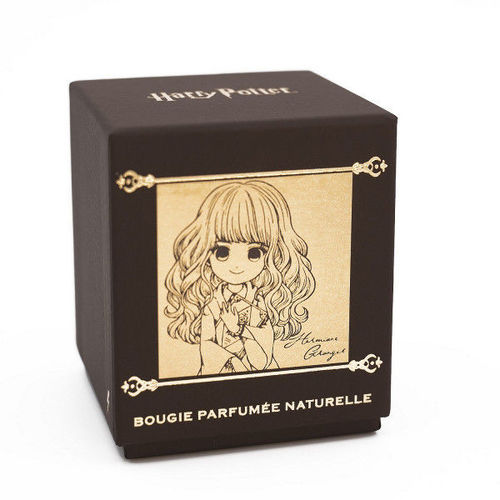 Bougie parfum&eacute;e v&eacute;g&eacute;tale Harry Potter - Hermione Granger - verre fum&eacute; 150 g