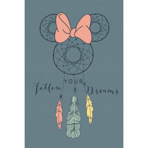 Tableau Disney - Minnie dreamcatcher - 60 cm x 90 cm