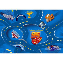 Tapis circuit Cars bleu Disney