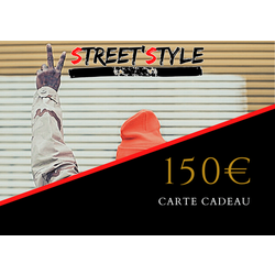 Carte Cadeau Street'Style Montant 150 Euros