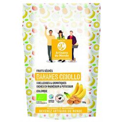 Bananes séchées bio Criollo