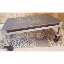 Table basse Palette alu