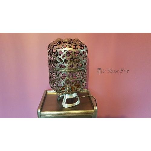 Lampe artisanale artistique acier
