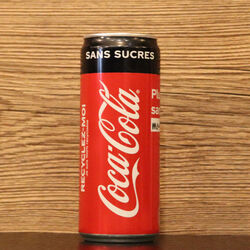 Canette Coca-Cola zéro