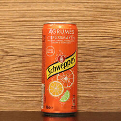 Canette schweppes agrume