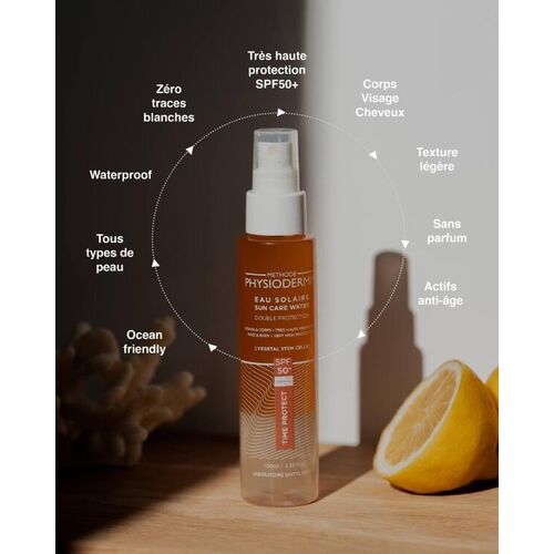 Eau solaire SPF 50+
